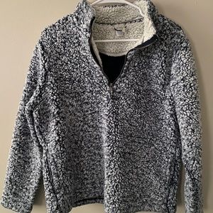 Time & Tru Warm 3/4 Zip Fleece Large